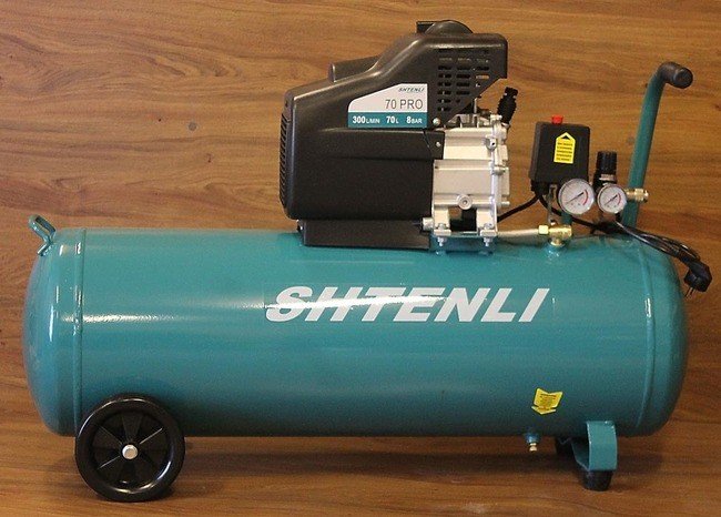 Компрессор Shtenli 70 pro (70 л. 1,8 кВт. 1 цилиндр)